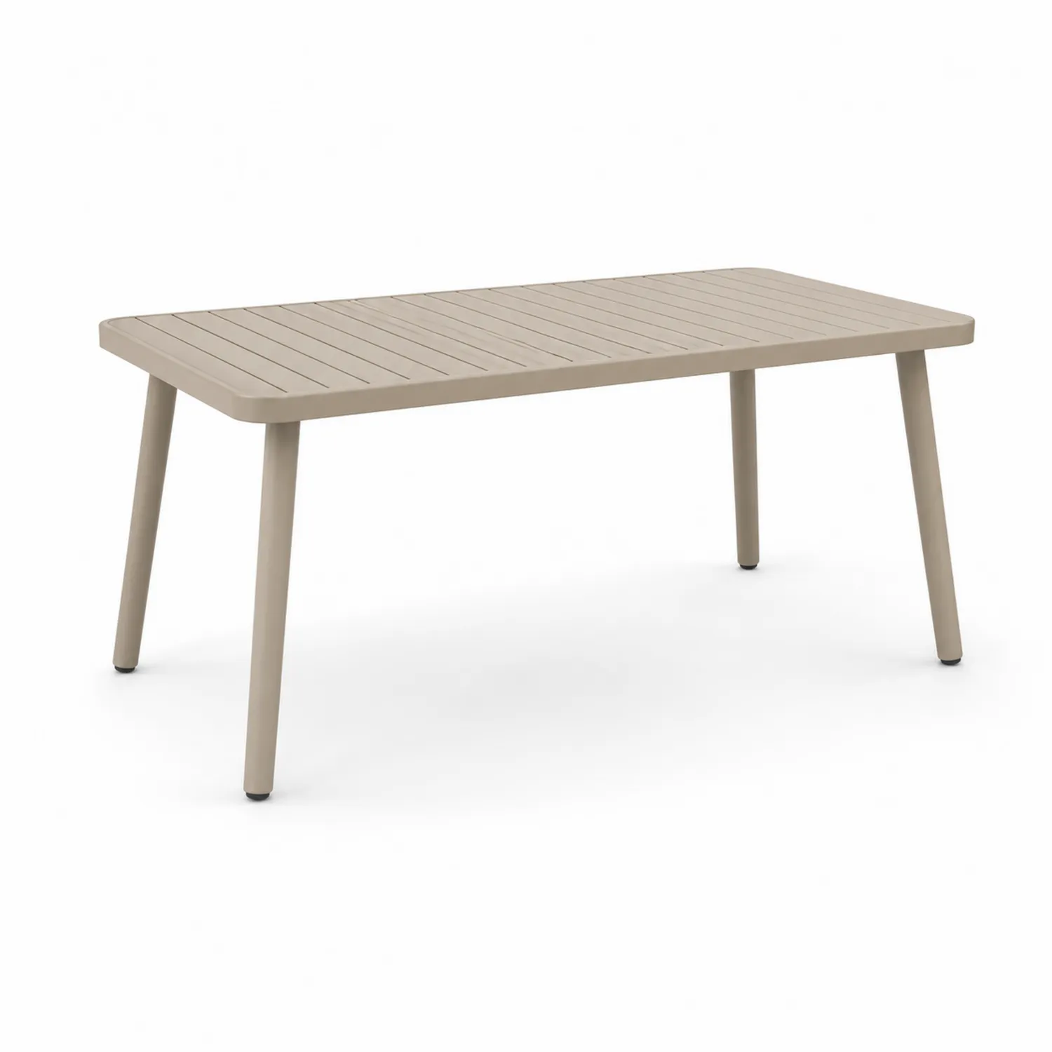 Mesa de jardín de plástico 180x90x74 cm Beige-eltidorin