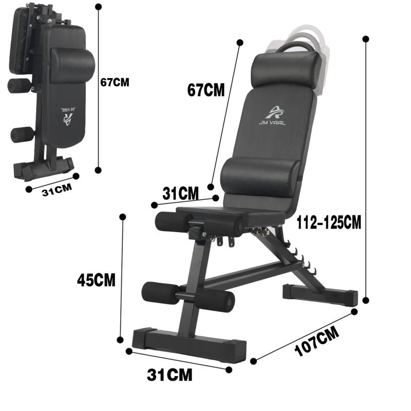 13 en 1 Multifuncional Ajustable Plegable Silla Fitness Ajustable Banco Fitness Multifuncional Banco Empujador de Mancuernas Asiento Empujador de Mancuernas Equipo Fitness