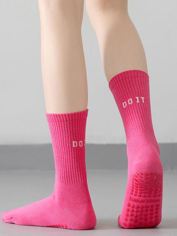 3 pares de calcetines de yoga lisos y modernos