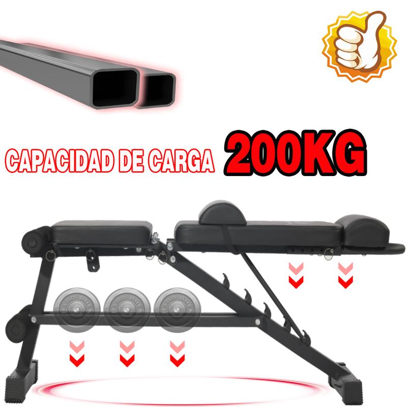 13 en 1 Multifuncional Ajustable Plegable Silla Fitness Ajustable Banco Fitness Multifuncional Banco Empujador de Mancuernas Asiento Empujador de Mancuernas Equipo Fitness