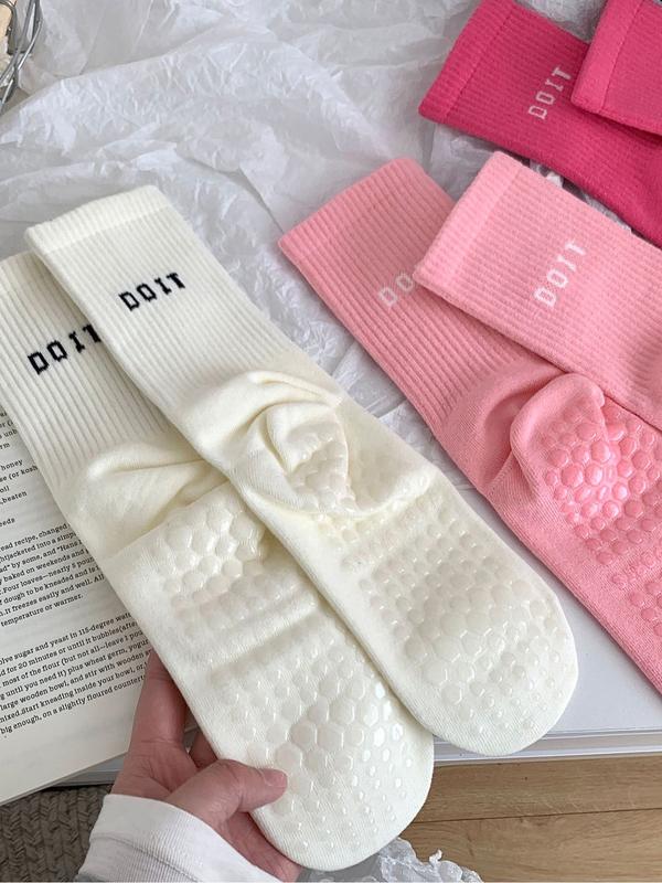 3 pares de calcetines de yoga lisos y modernos