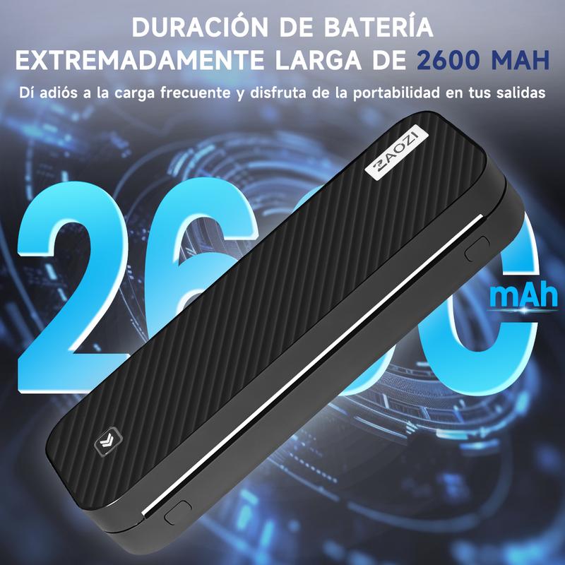 impresora de pegatinas con Bluetooth y rollo de papel, Impresora con IA