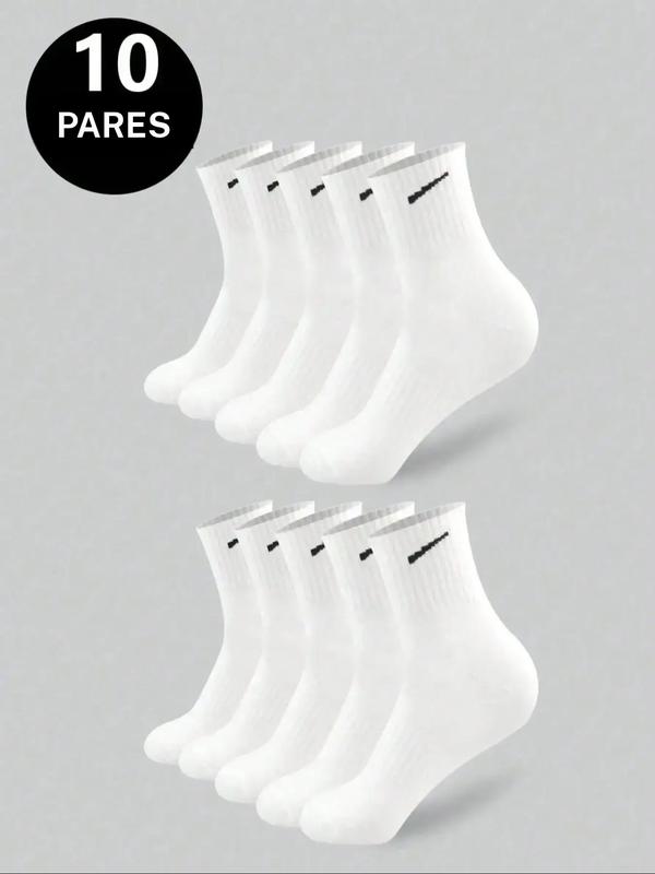 Teenage Socks, Breathable Comfort Medium Tube Calf Socks, Sweat Absorbing, Multifunctional, Casual Style, Unisex, All Seasons