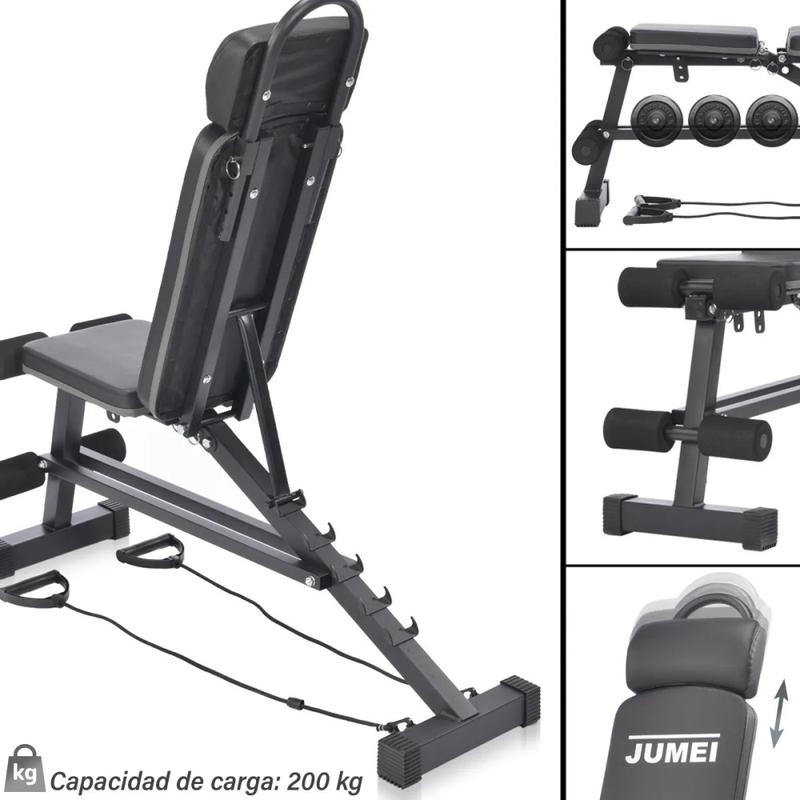 13 en 1 Multifuncional Ajustable Plegable Silla Fitness Ajustable Banco Fitness Multifuncional Banco Empujador de Mancuernas Asiento Empujador de Mancuernas Equipo Fitness