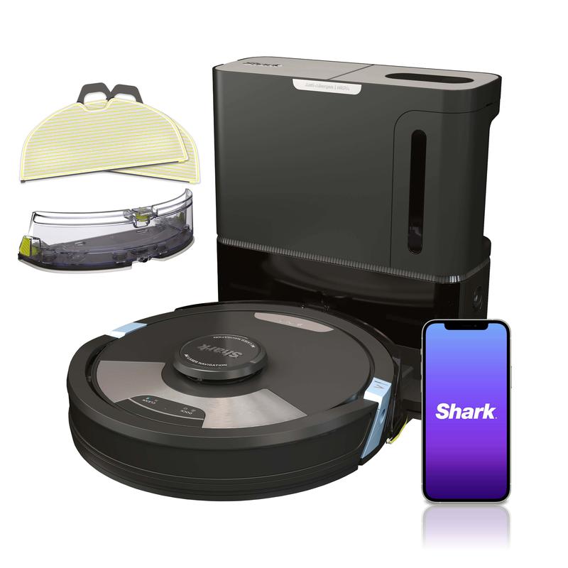 Robot Aspirador Shark Matrix Plus 2 en 1 con Trapeado Sónico, LiDAR 360°, Autovaciado y Control por App