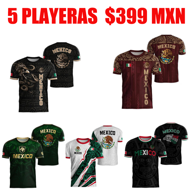 Mexico Cup 2026 Soccer Jersey Short Sleeve T-Shirt, Neutral Fit, Breathable Quick-Dry Sportswear, All Seasons Casual Wear