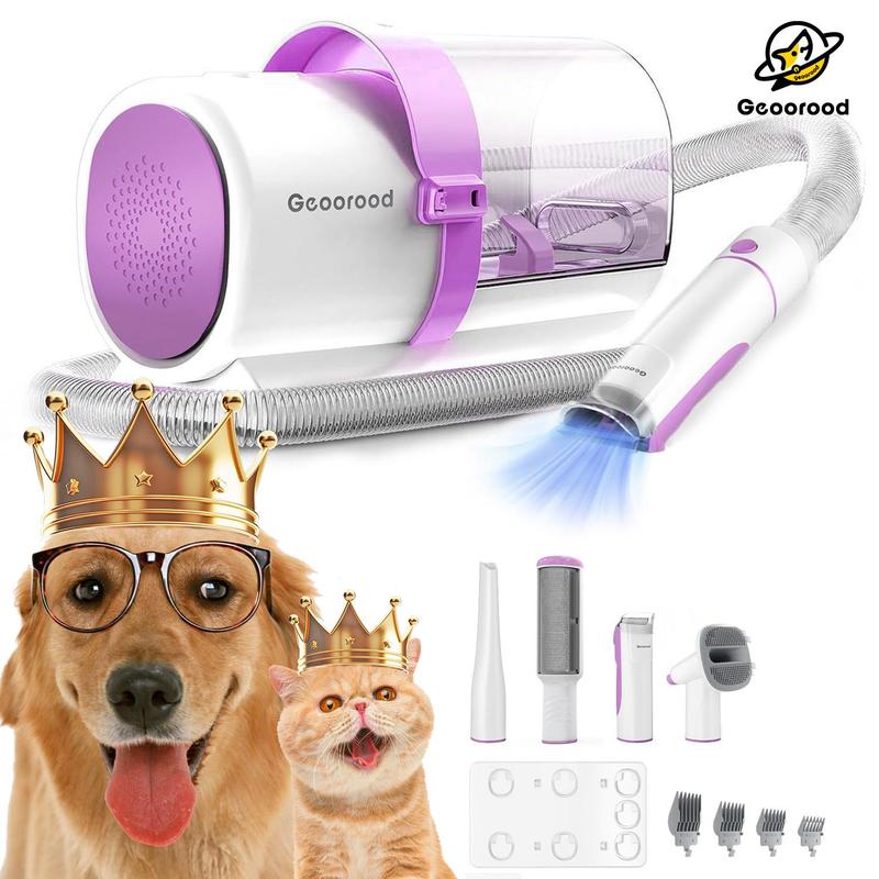 Geoorood Kit de Limpieza para Mascotas – Aspirador de 2.5 Litros para Pelo de Gatos y Perros