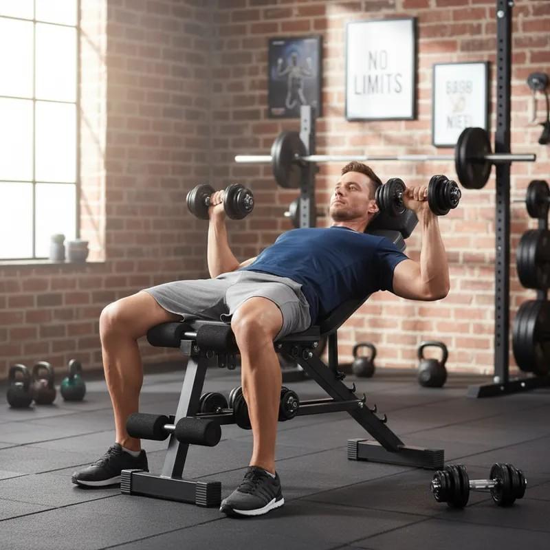 13 en 1 Multifuncional Ajustable Plegable Silla Fitness Ajustable Banco Fitness Multifuncional Banco Empujador de Mancuernas Asiento Empujador de Mancuernas Equipo Fitness