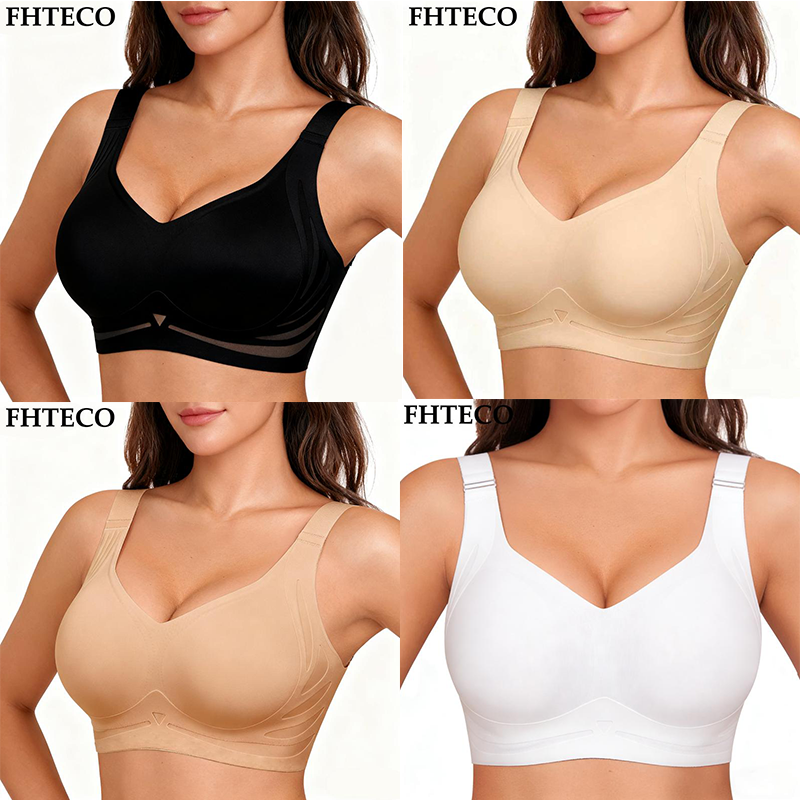 Sujetador sin costuras para mujer con efecto push-up