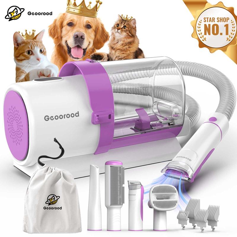 Geoorood Kit de Limpieza para Mascotas – Aspirador de 2.5 Litros para Pelo de Gatos y Perros
