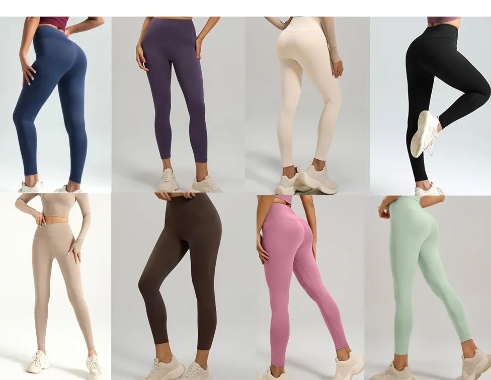 Leggings deportivos rectos de alta cintura con control de abdomen | Moldeadores, cómodos y ligeros