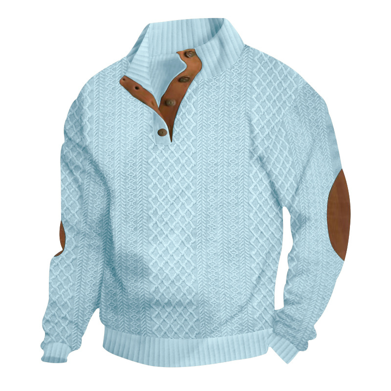 Men's  Long Sleeve Cashmere Sports Sweater