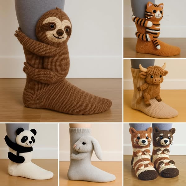 🔥🦥Animal socks🧦One pair