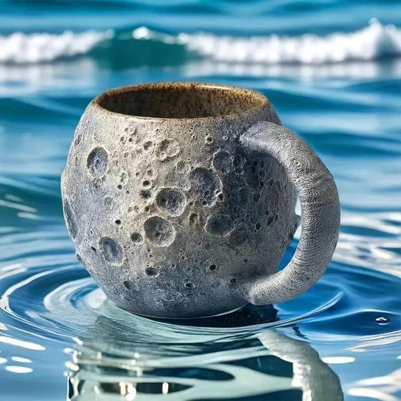 Planet Ceramic Mug – Modern Space Art Coffee Cup For Home & Office