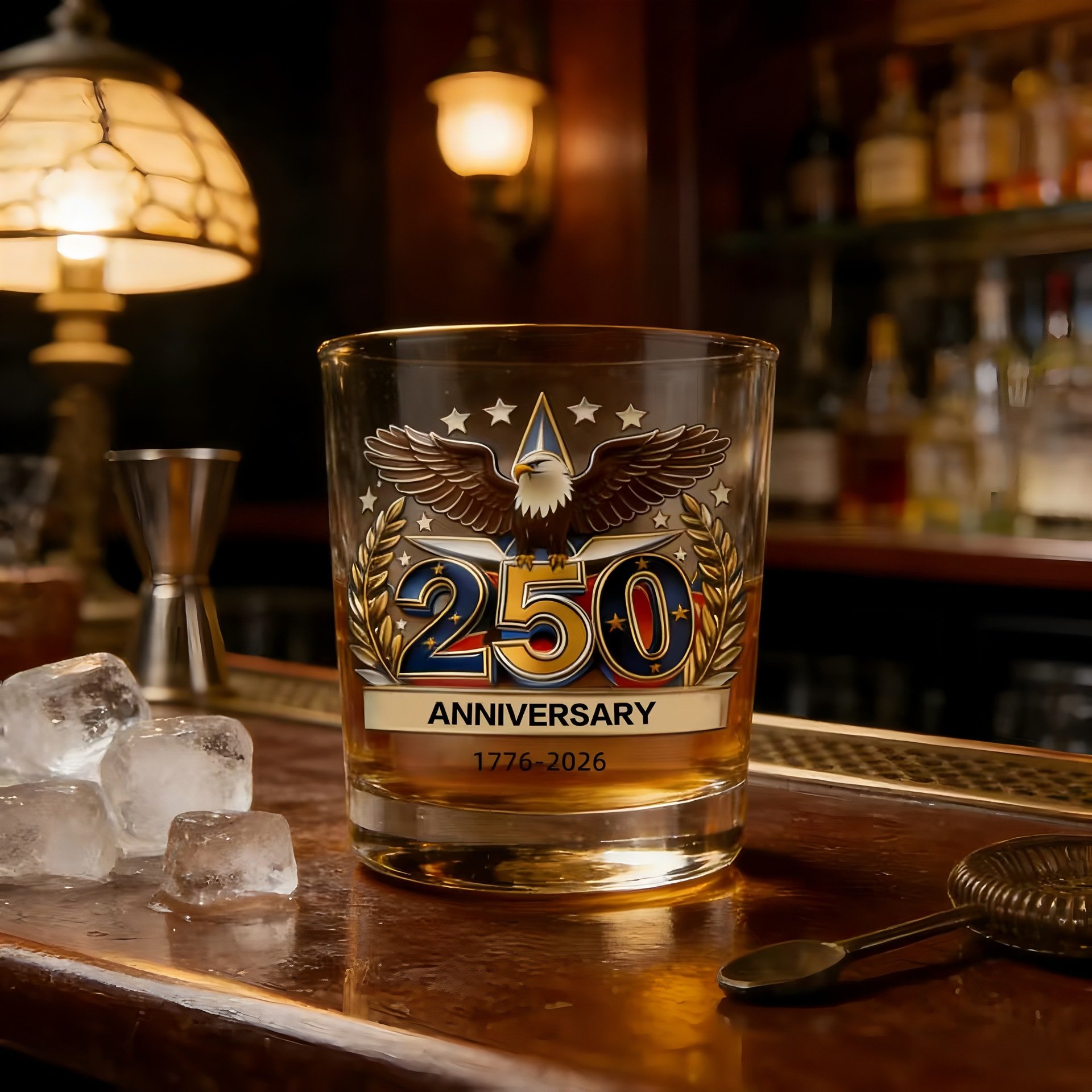 Limited Edition 2026 Architecturm®USA 250th Anniversary Commemorative Glass – 1776-2026 Heritage Edition