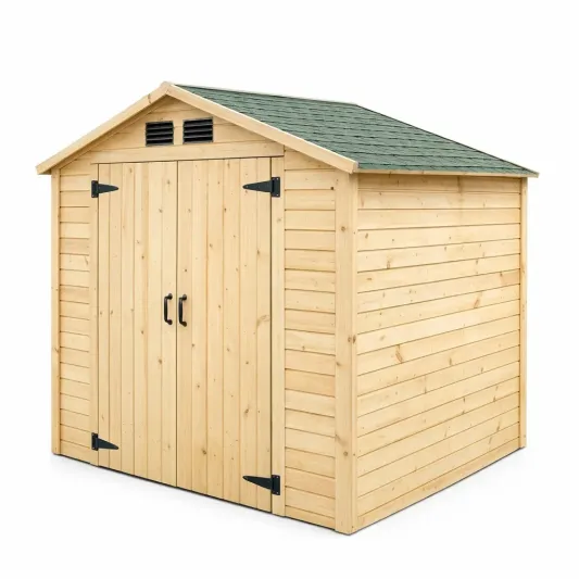Holzgerätehaus mit Satteldach 250x200 cm Fichtenholz-furnzora