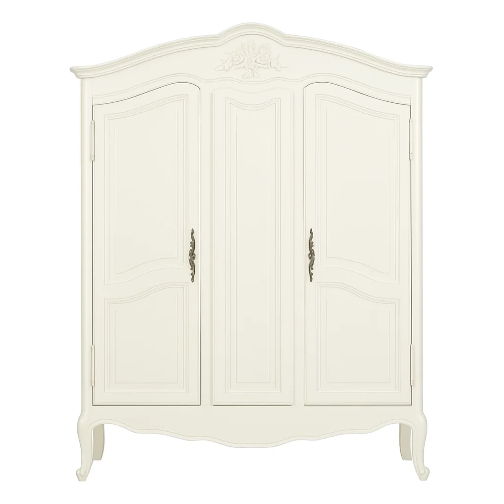 Drehtürenschrank Weiß Holz 200x60x230cm-meuboveta