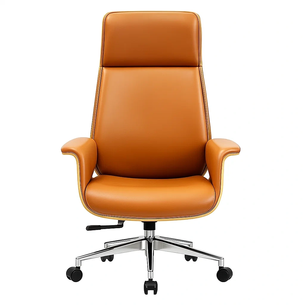 Bürostuhl Hochlehner Leder Verstellbar 120cm-meuboveta