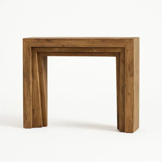 Konsole aus Akazienholz 75cm-meuboveta