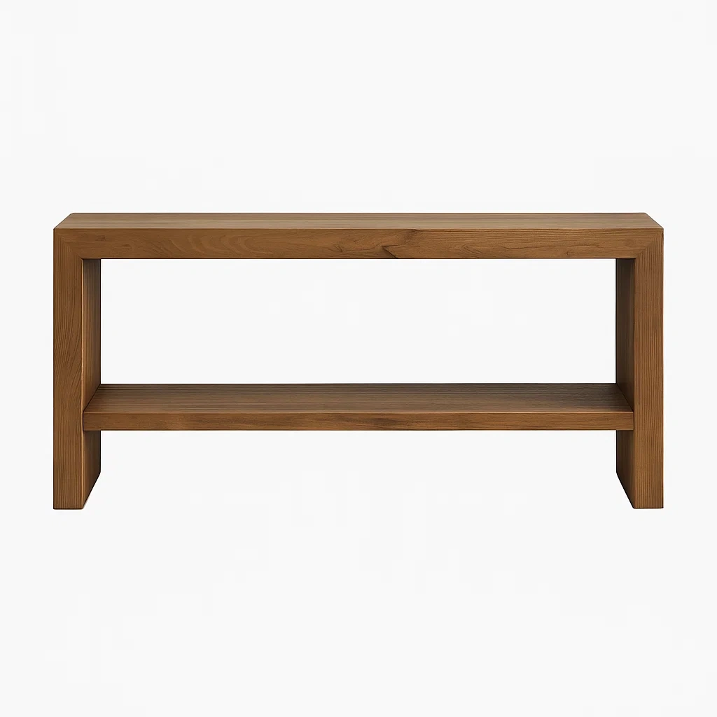 Konsolentisch aus Eichenholz 120x40x80 cm-meuboveta