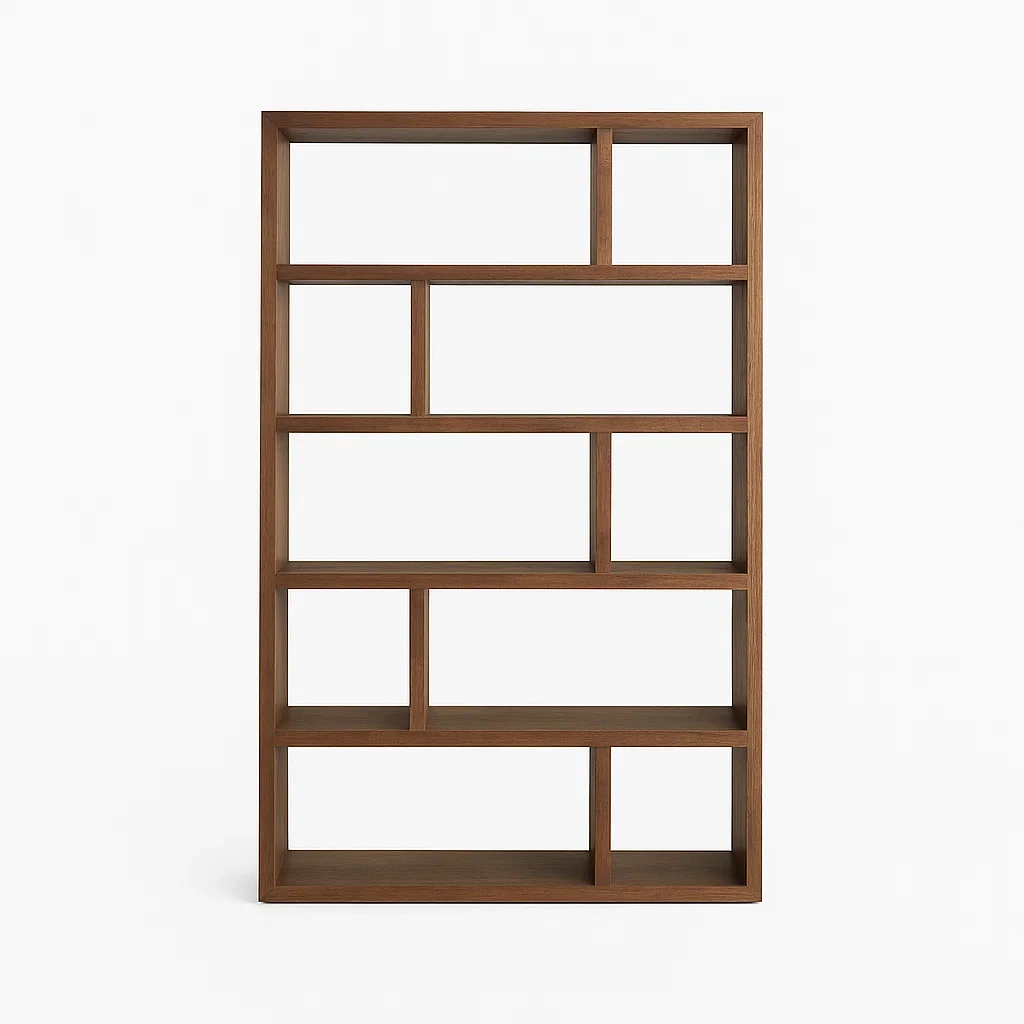 Bücherregal aus Walnussholz 180cm x 120cm x 30cm-meuboveta