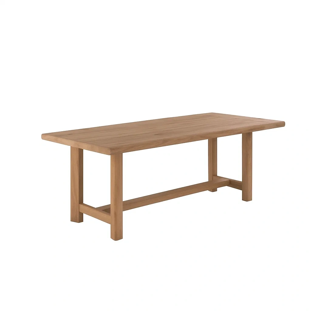 Esstisch aus Eiche Massivholz 200x100x75 cm-meuboveta