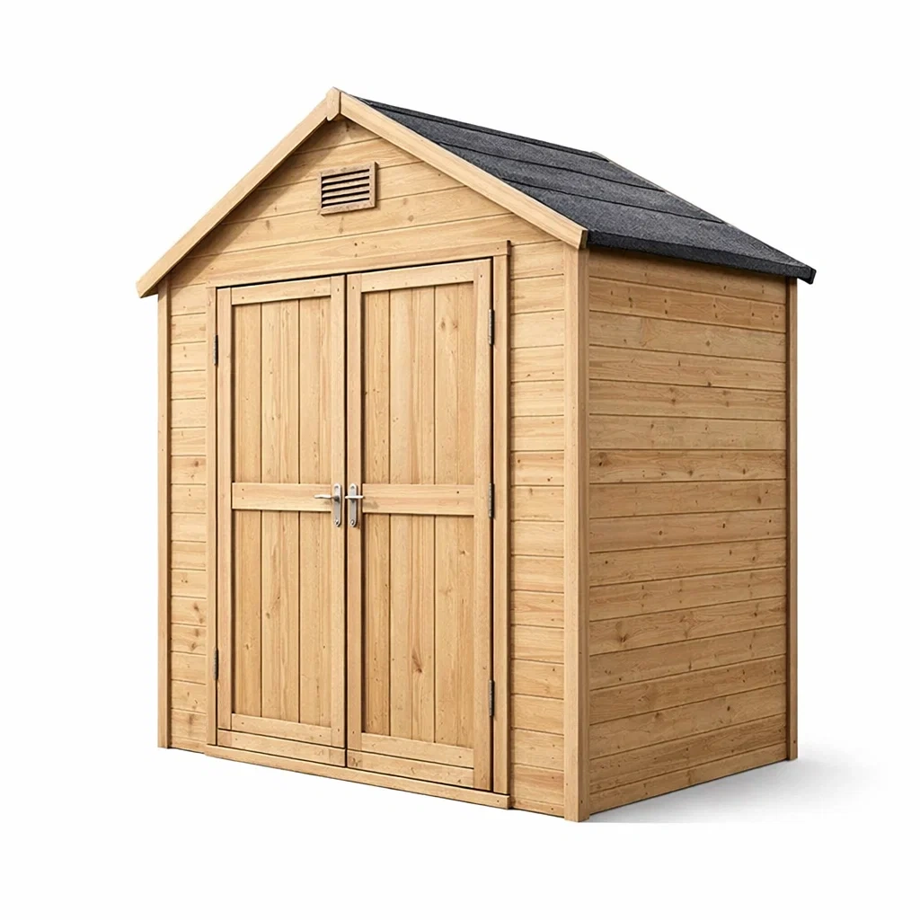 Holzgartenhaus Kiefernholz 184cm x 150cm x 210cm-homfetra