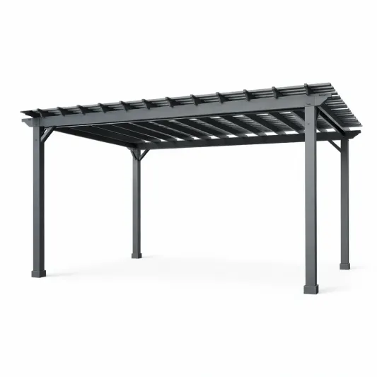 Aluminium Pergola 300x300x230 cm Anthrazit-homfetra