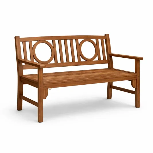 Gartenbank aus Akazienholz 120x60x90cm Braun-delmavora