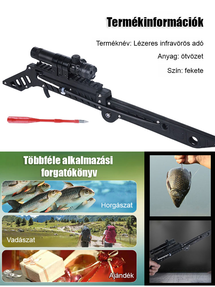 Répafegyver játék✨ Összecsukható Lézeres Csúzli | Zsebméretű Stresszoldó