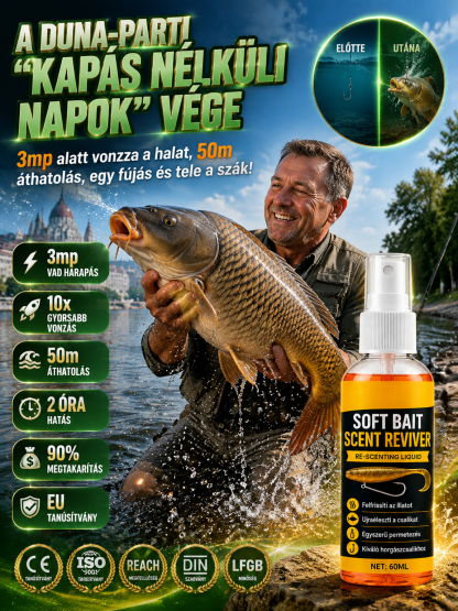 🎣 Erős halcsali permet: 10x Gyorsabb Vonzás, Garantált Kapás⚡