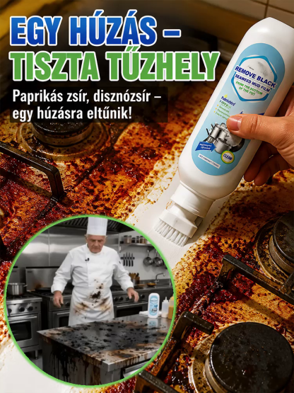 🚀 Azonnali tisztaság Konyhai zsír- és olajeltávolító| 3 mp Szénoldás + Kéz Nélkül | Nem Károsítja a Bevonatot🧤
