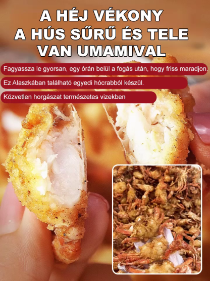 🦀Ropogós tengeri rák azonnal fogyasztható kis rákok | Egészben Ehető | Fűszeres & Umami Élmény | 0 Tartósítószer & Magas DHA/EPA