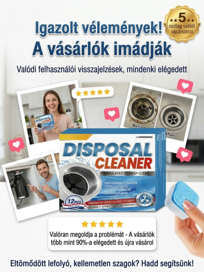 🏠 Otthoni csúcstechnológia |Hatékony Csőtisztító Tabletta - Végleg elpusztítja a bűzt és a rovarokat✨ 【Mondjon búcsút a dugulásoknak és a kellemetlen szagoknak!】 ✨