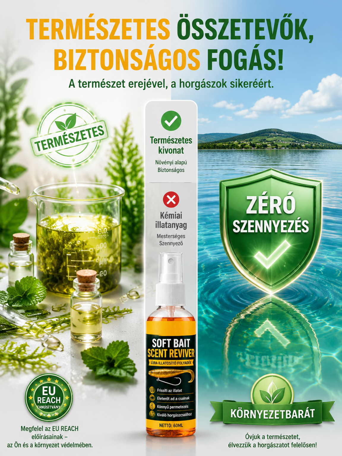 🎣 Erős halcsali permet: 10x Gyorsabb Vonzás, Garantált Kapás⚡