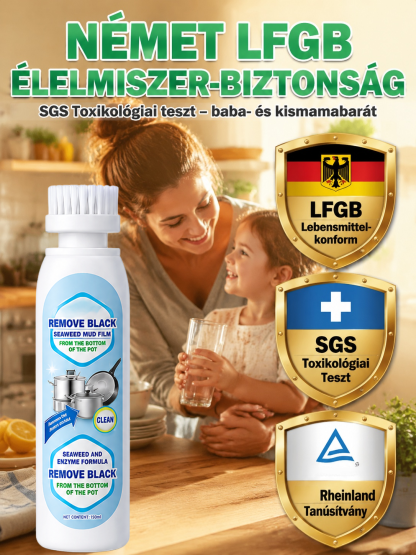 🚀 Azonnali tisztaság Konyhai zsír- és olajeltávolító| 3 mp Szénoldás + Kéz Nélkül | Nem Károsítja a Bevonatot🧤
