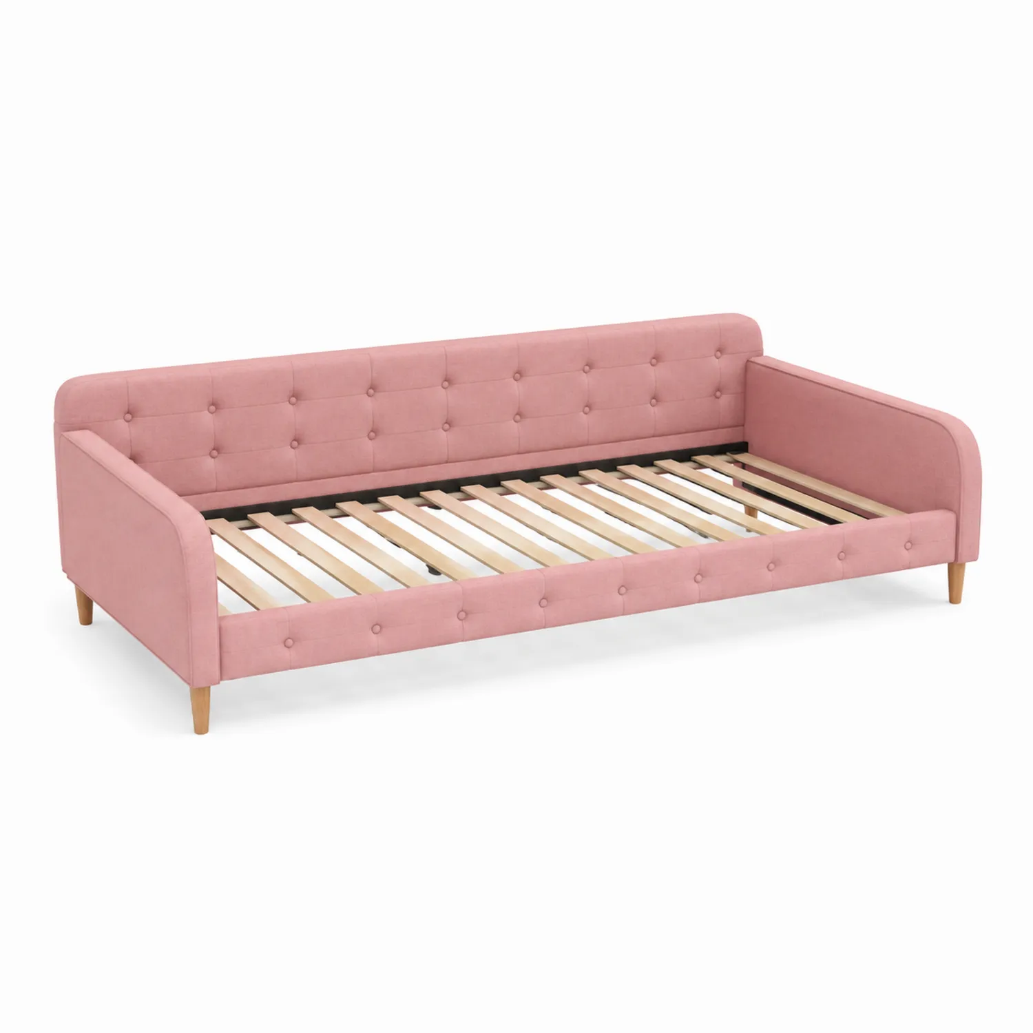 Daybed in tessuto e legno Rosa