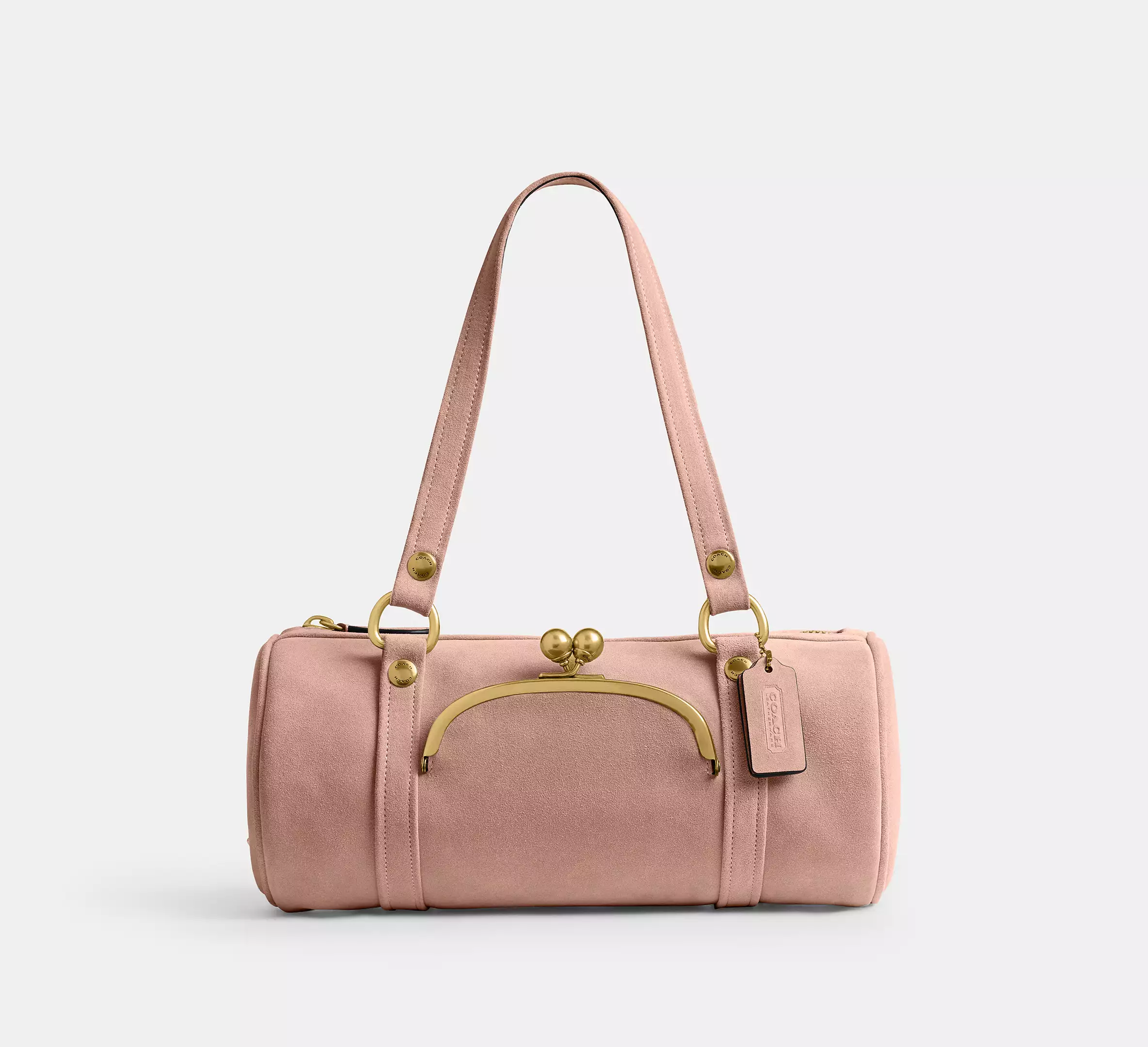 Kisslock Barrel Bag