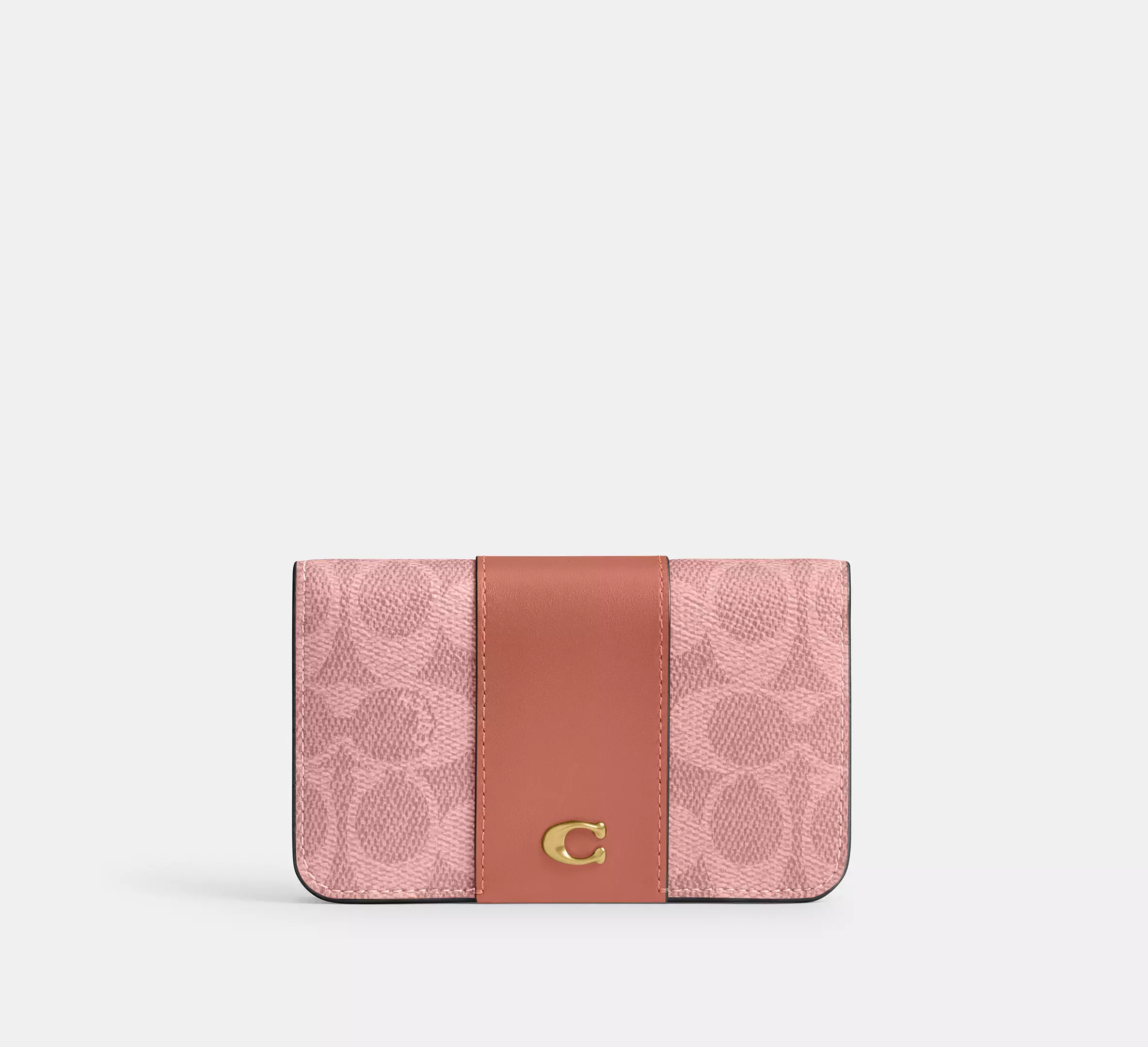 Essential Slim Card Case In Signature Canvas