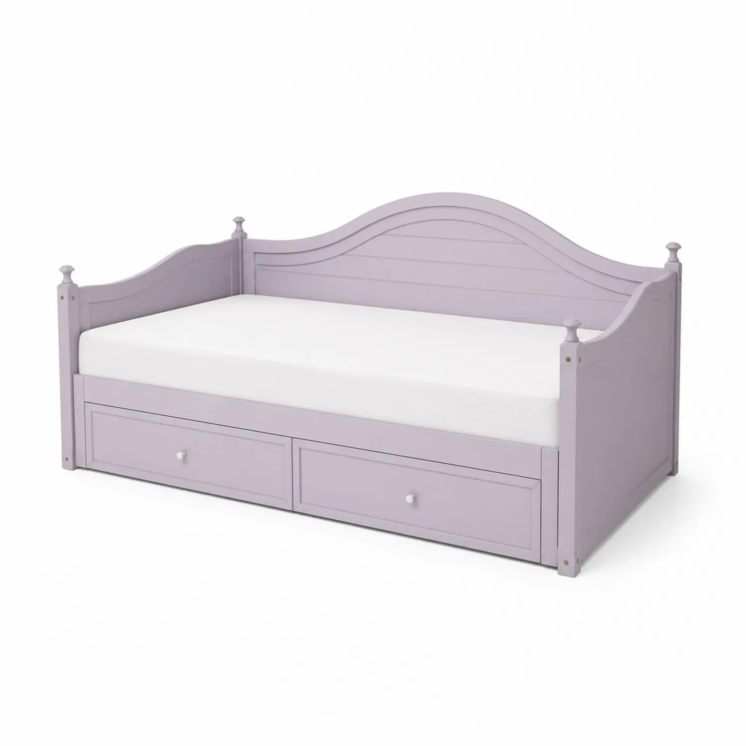 Cama de día de madera con cajones 200x90 cm Lavanda-Melvitor