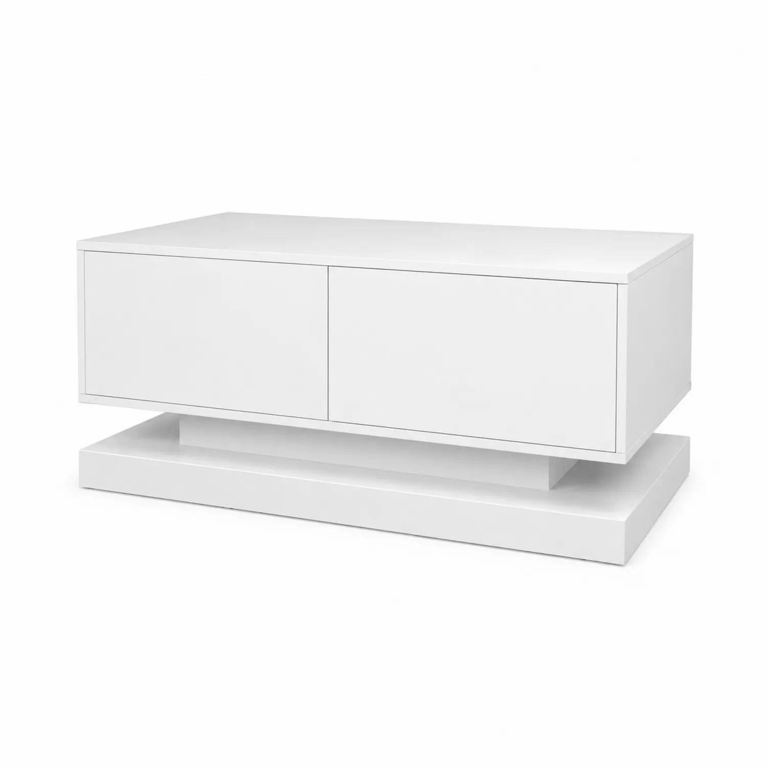 Mesa de centro MDF 120x60x45 cm Blanco-Melvitor