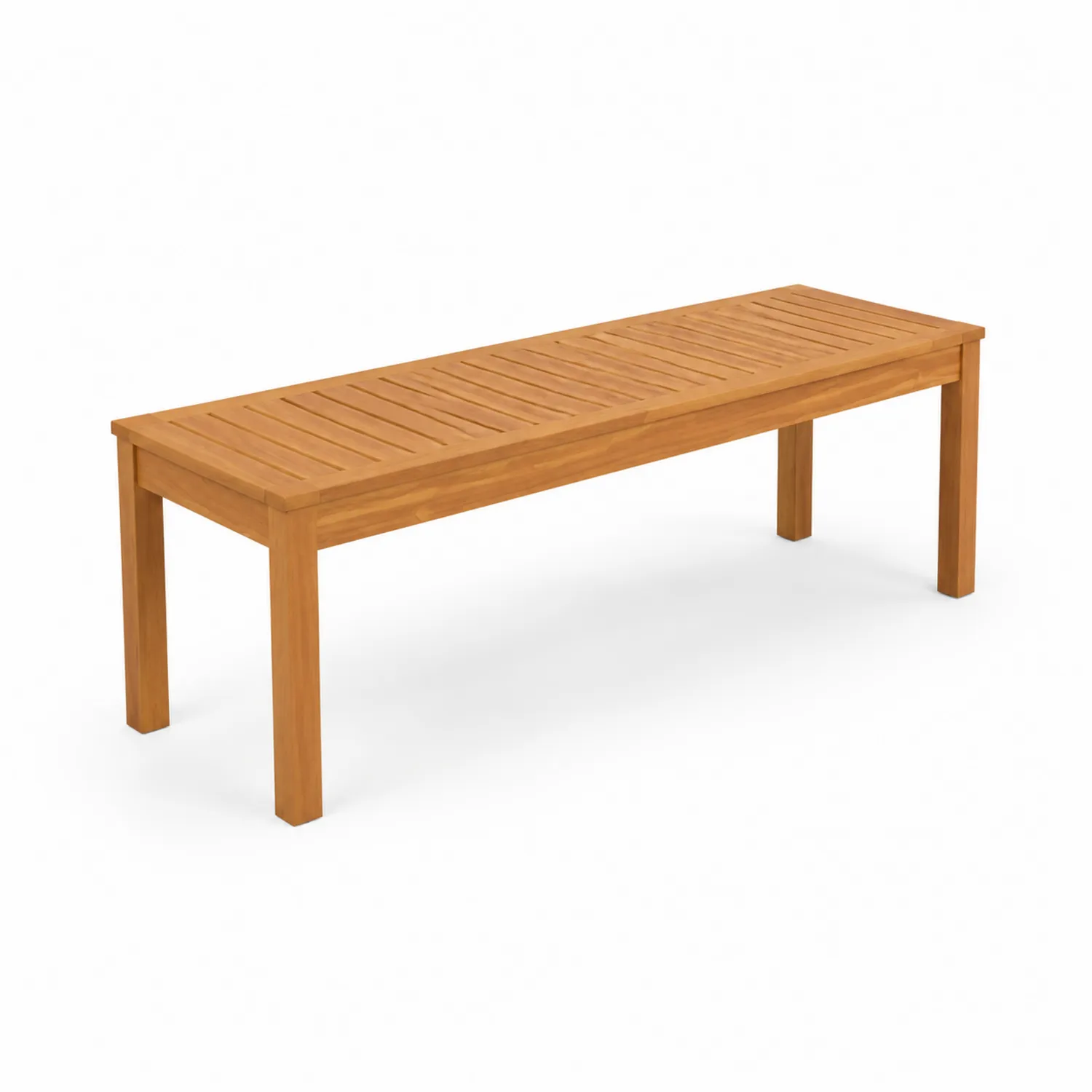 Banco de madera para exterior de 160 cm Marrón-Melvitor