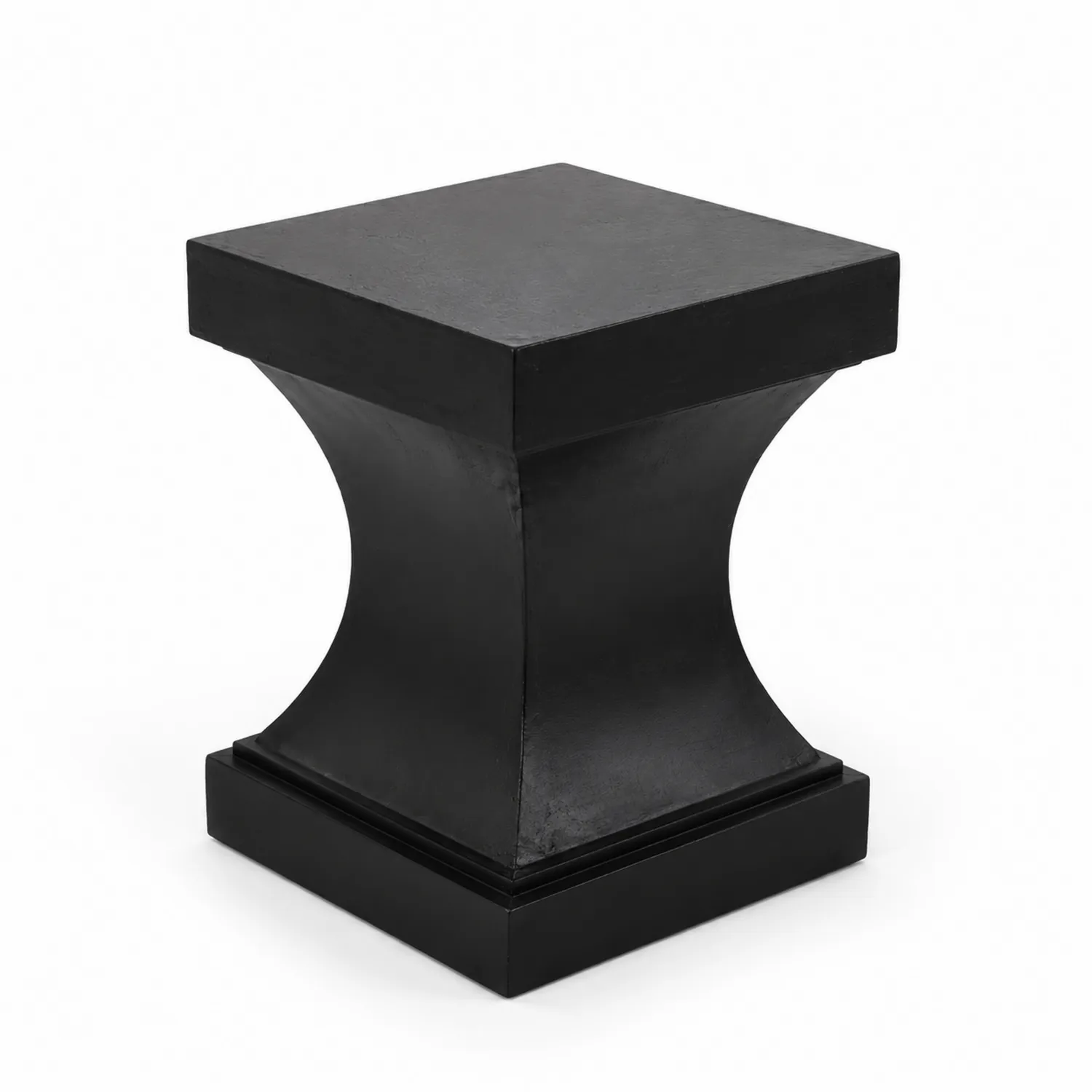 Mesa auxiliar de hormigón reforzado cuadrada 40x40x45 cm