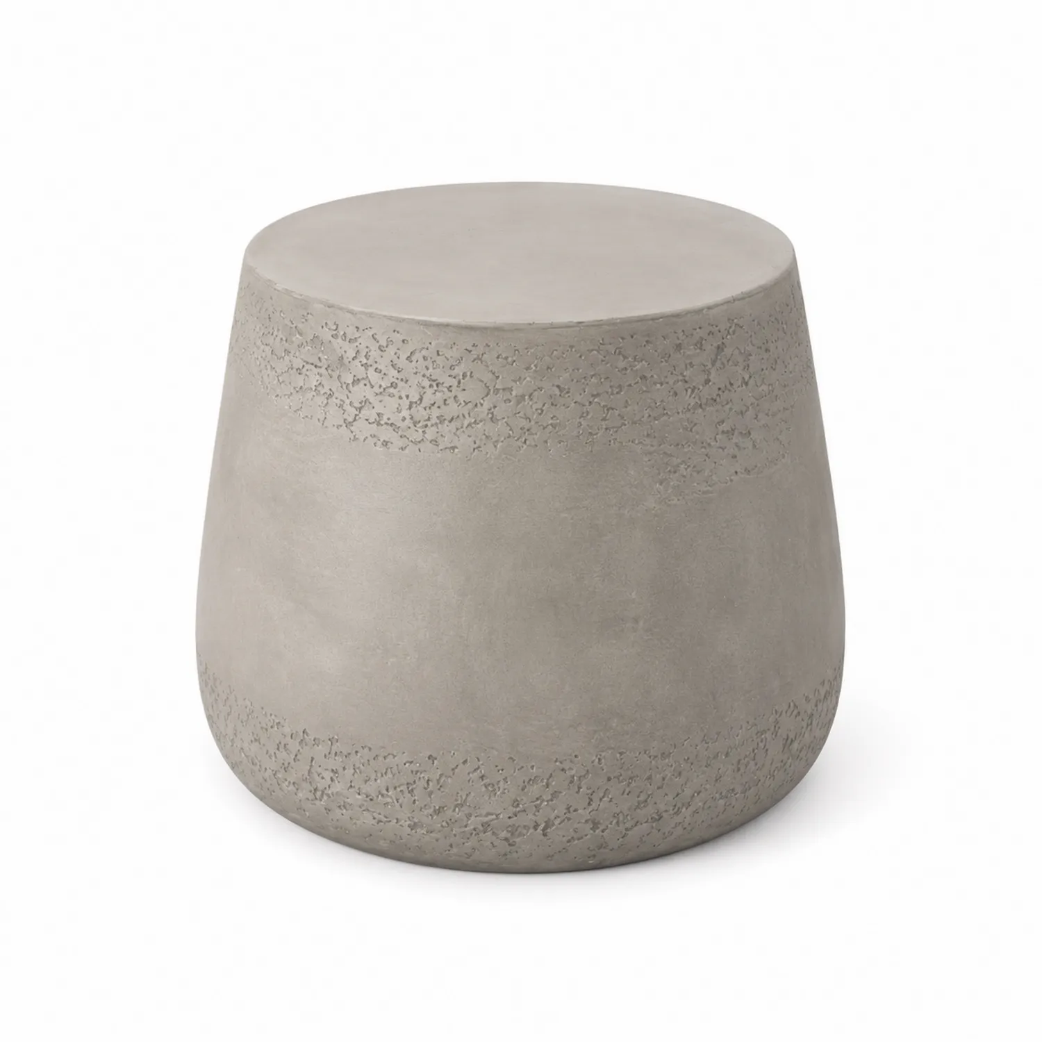 Mesa auxiliar de hormigón gris