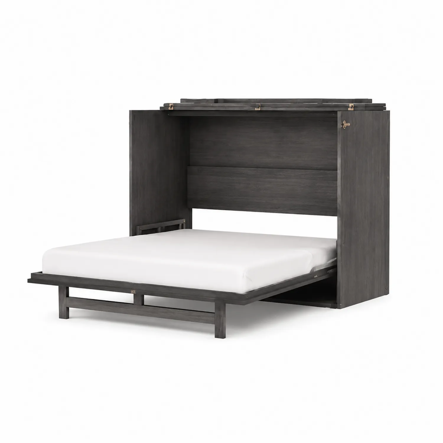 Cama abatible de Madera MDF Gris 200x150 cm
