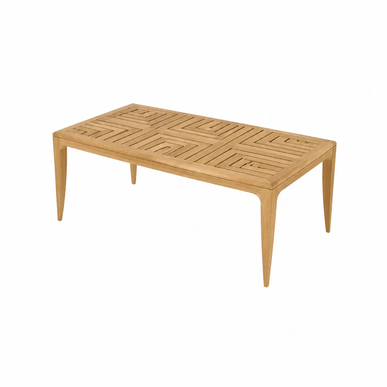 Mesa de jardín de madera de teca 150 cm