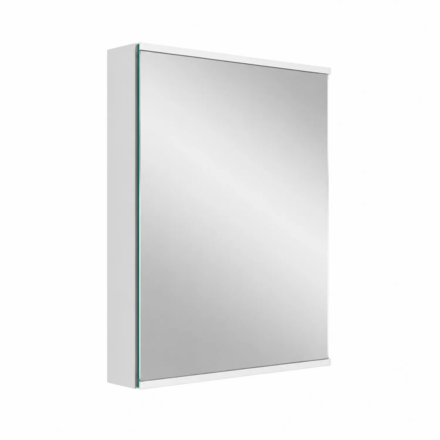 Armario de baño con espejo de vidrio templado 60x80 cm Blanco