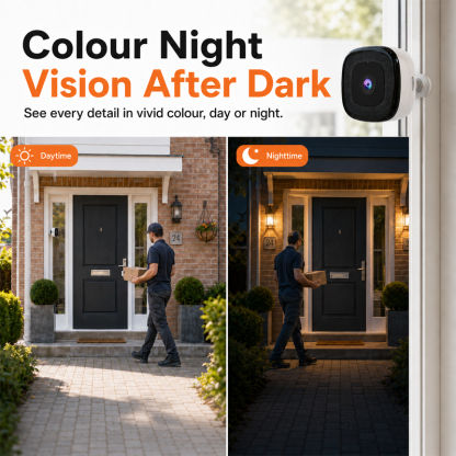 2K Window Security Camera for Smarter Home Protection