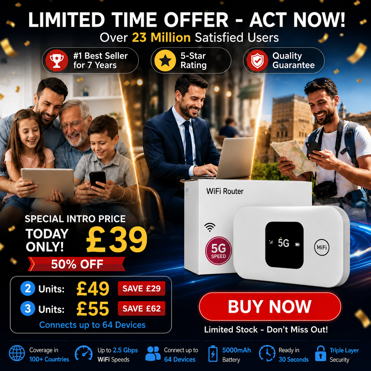 🌍One-Time Purchase for Lifetime Free Global 4K Internet — No SIM, No Monthly Fees, No Signal Dead Zones!🚀