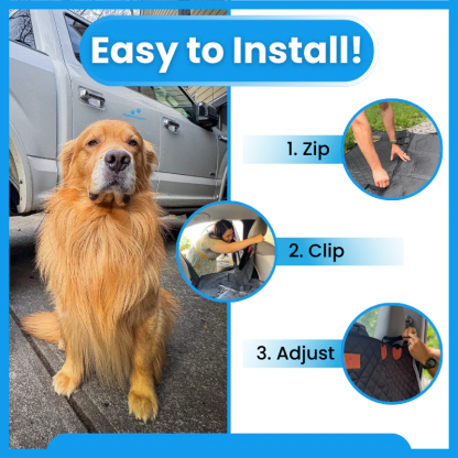 Rider™2.0🐾Hard-Bottom Seat Protector for Big Dogs